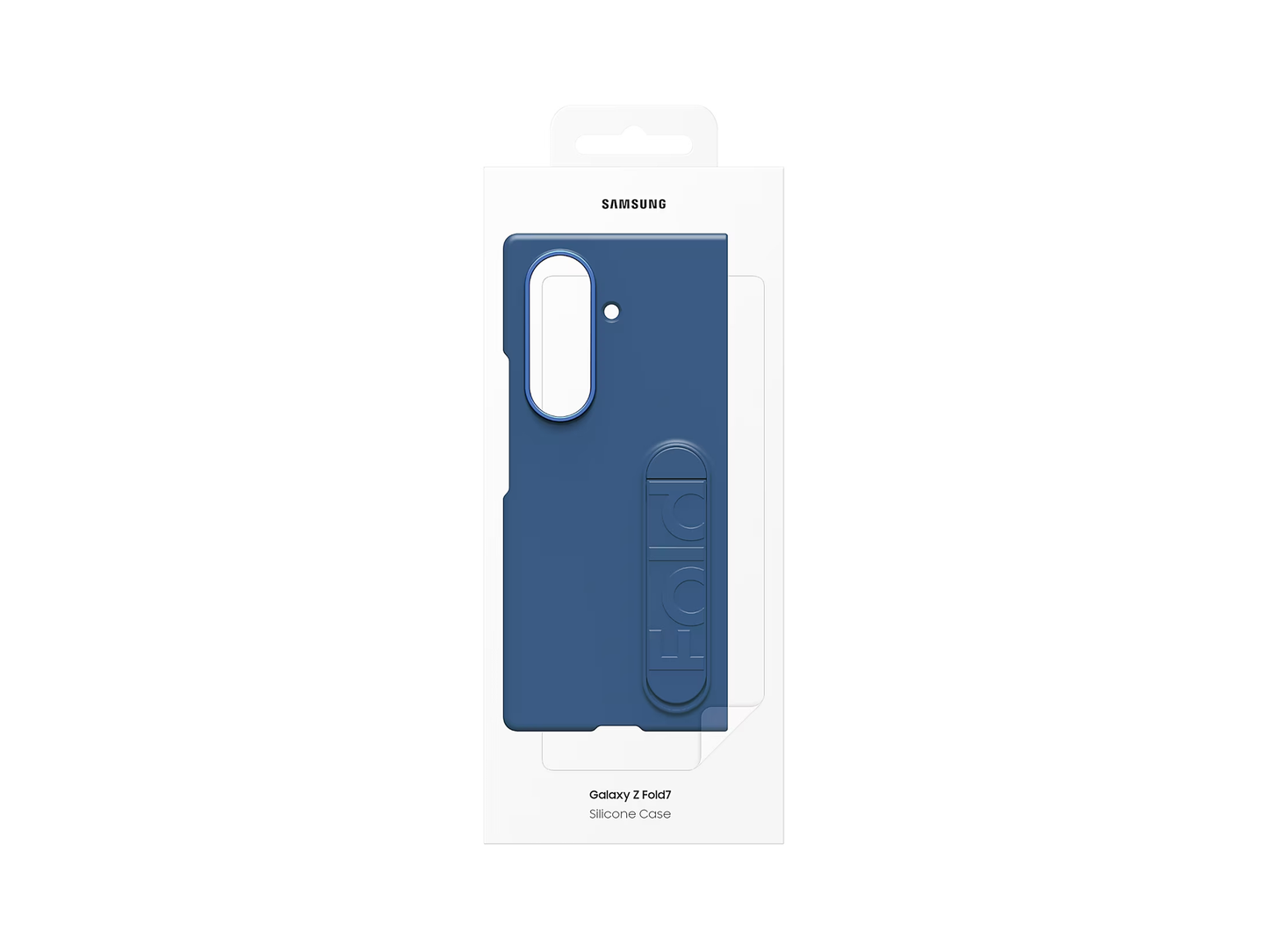 Samsung Galaxy Z Fold7 Silicone Case With Anti-reflecting Screen Protector Film - South Port™